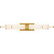 Talbott LED 32 inch Brushed Gold Bath Light Wall Light, Large