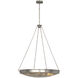 Marie Flanigan Quinn LED 34.75 inch Pewter Chandelier Ceiling Light