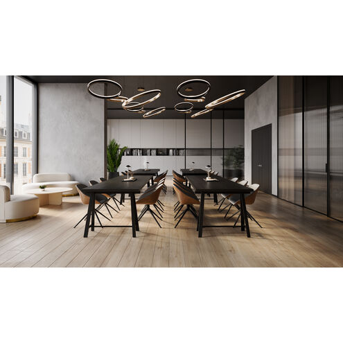 Saphira LED Brushed Gold / Bronze / Silver Chandelier Ceiling Light