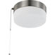 Brentwood LED 8 inch Brushed Nickel Flush Mount Ceiling Light