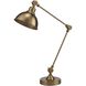 Wallace 30.5 inch 25 watt Brass Finish Table Lamp Portable Light