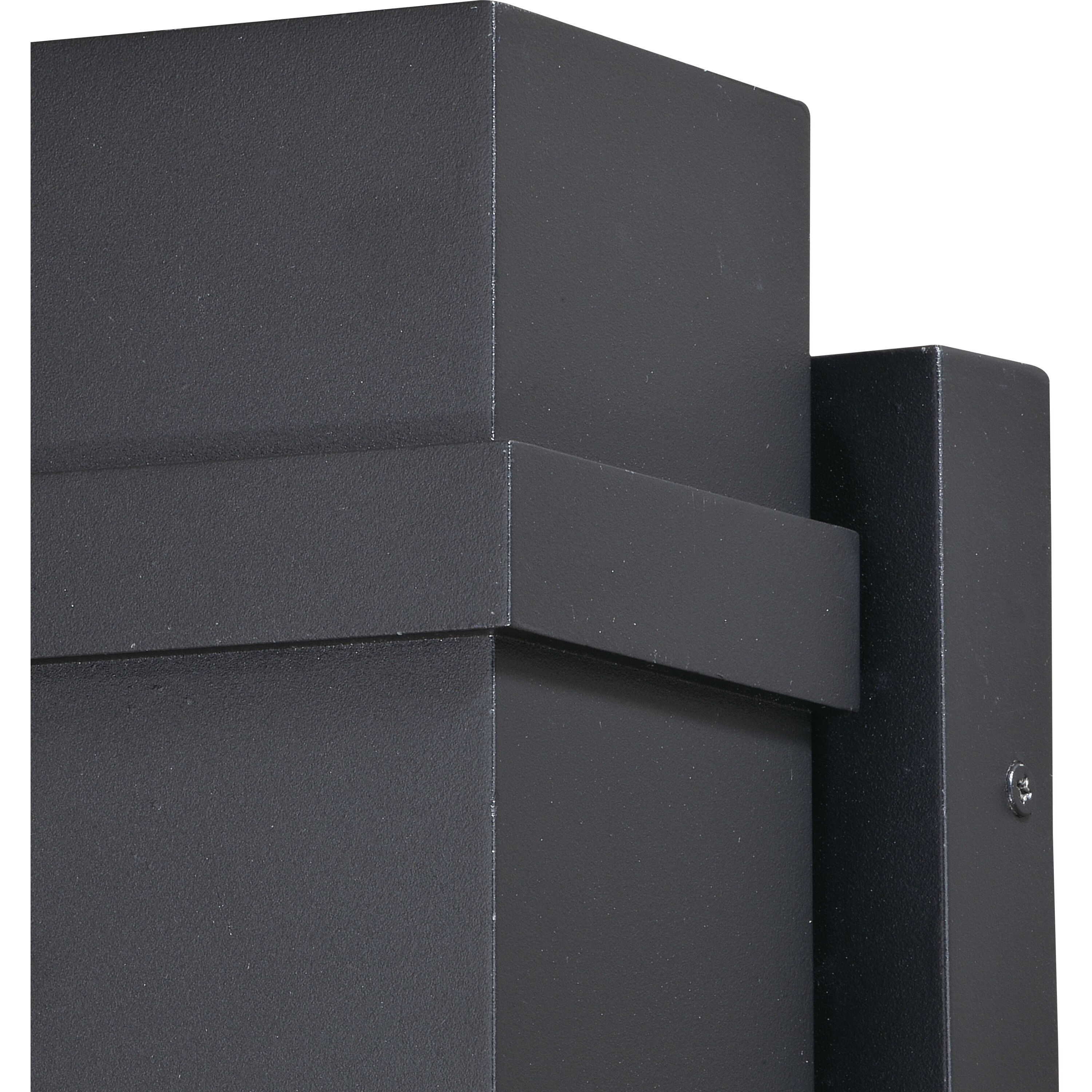 Lavage LED 7 inch Textured Black Outdoor Wall