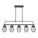 Starklake 5 Light 40 inch Noble Bronze Chandelier Ceiling Light