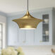 Alora Mood Emiko 1 Light 16 inch Brushed Gold Pendant Ceiling Light