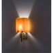 Dessy One / 8 1 Light 14 inch Stainless Steel ADA Wall Sconce Wall Light in Root Beer, Toffee, Double Glass