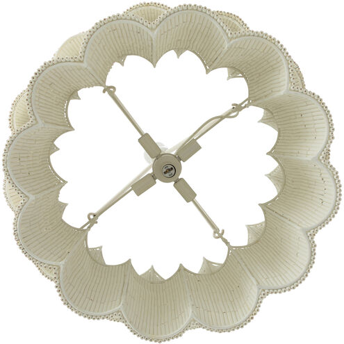 Mimi 4 Light 29.25 inch Winter White / Natural Chandelier Ceiling Light