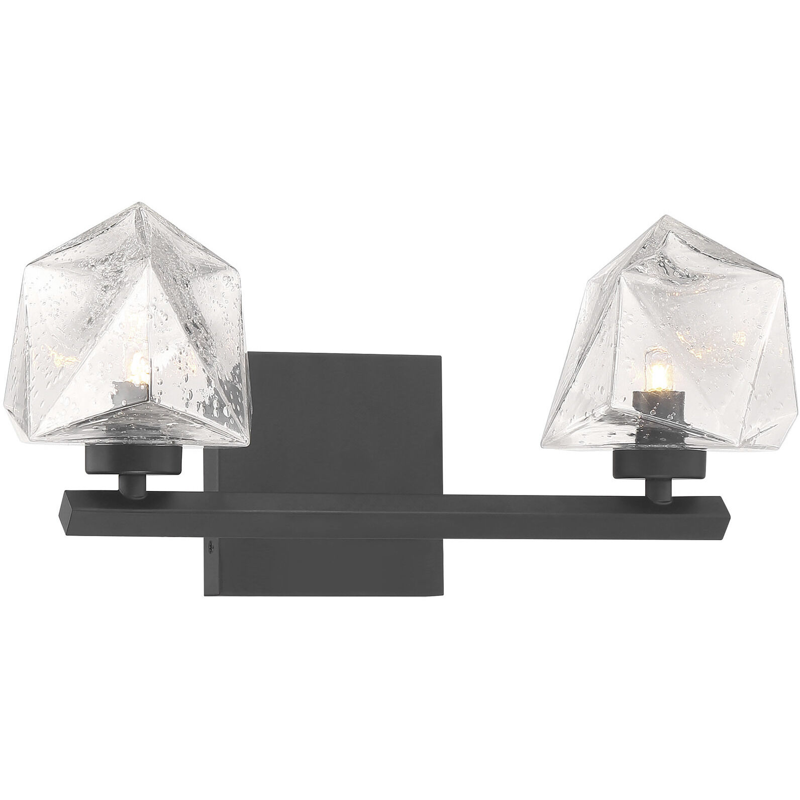 Castello LED 15 inch Matte Black Bathroom Vanity Light Wall Light