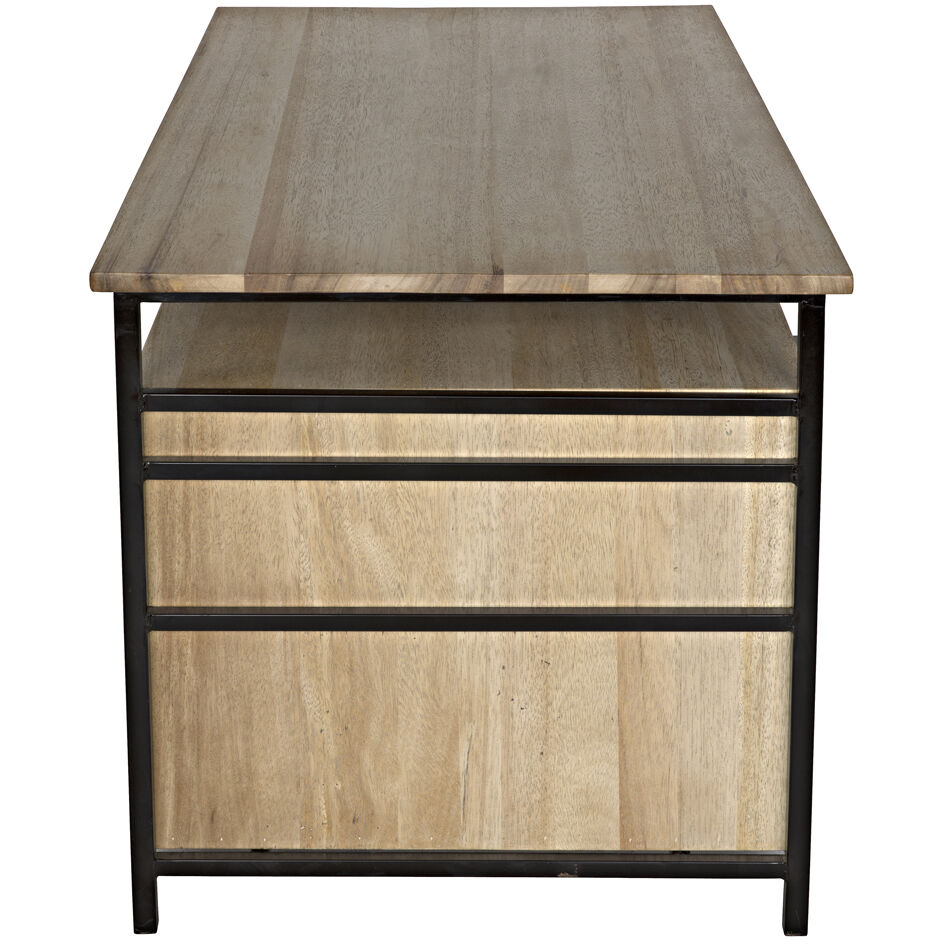 Nabucco 60 X 30 inch Bleached Walnut Desk