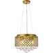 Tully 4 Light 13 inch Brass Pendant Ceiling Light