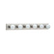 Center Stage 6 Light 36 inch Brushed Stainless Bath Vanity Wall Sconce Wall Light