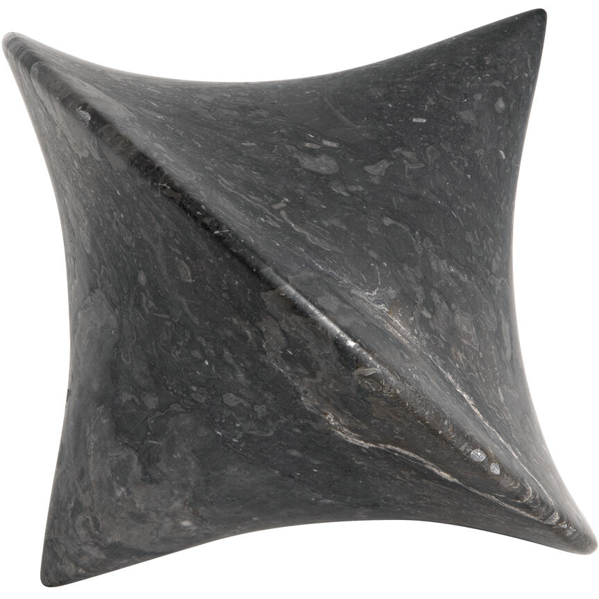 Simone Black Marble Object, Set of 2