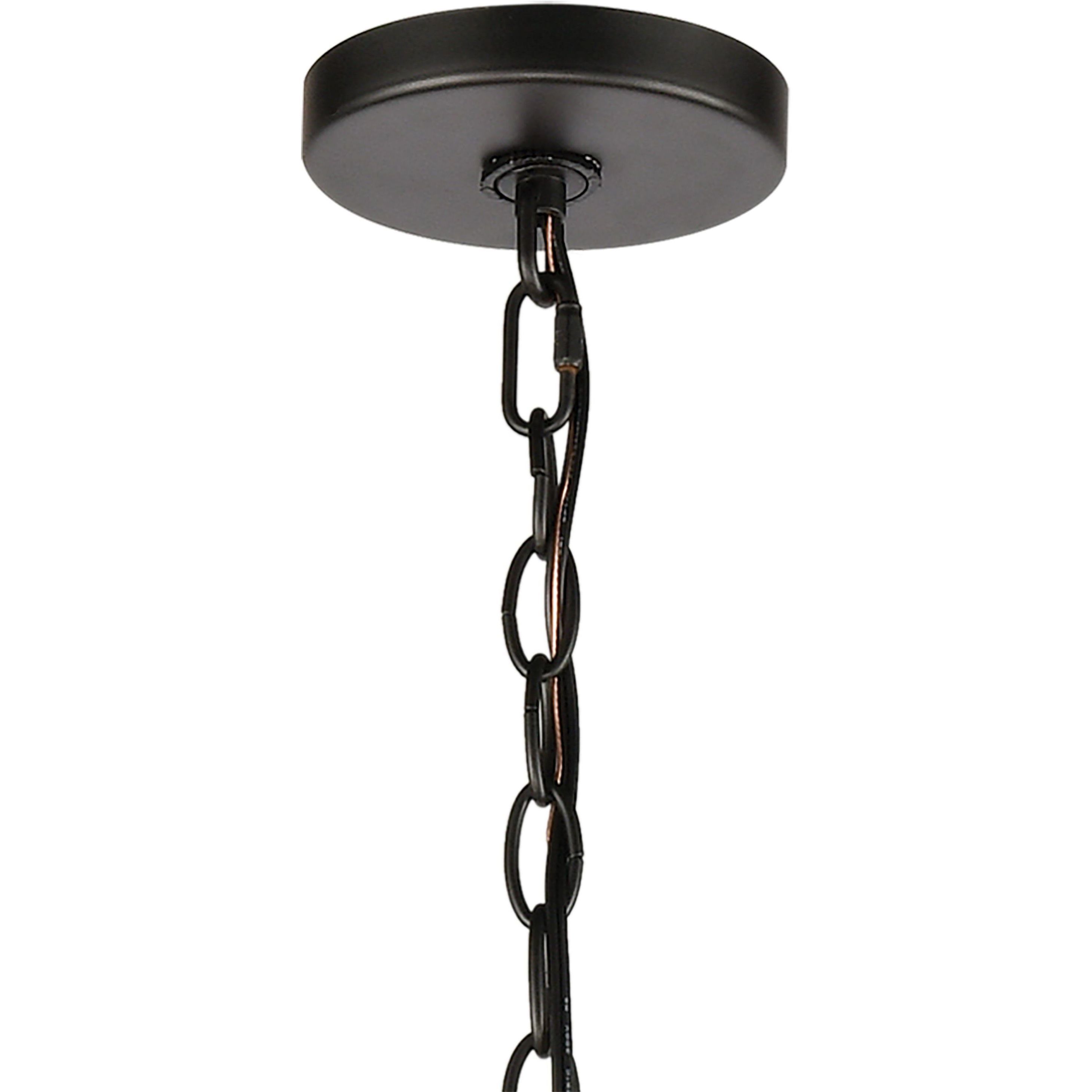 Wickshire 9 Light 34 inch Matte Black Chandelier Ceiling Light