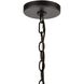 Wickshire 9 Light 34 inch Matte Black Chandelier Ceiling Light