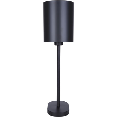 Kov 24 inch 60.00 watt Matte Black Table Lamp Portable Light