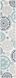 Alfresco 142 X 29 inch Teal Outdoor Rug in 2.5 x 12, Runner