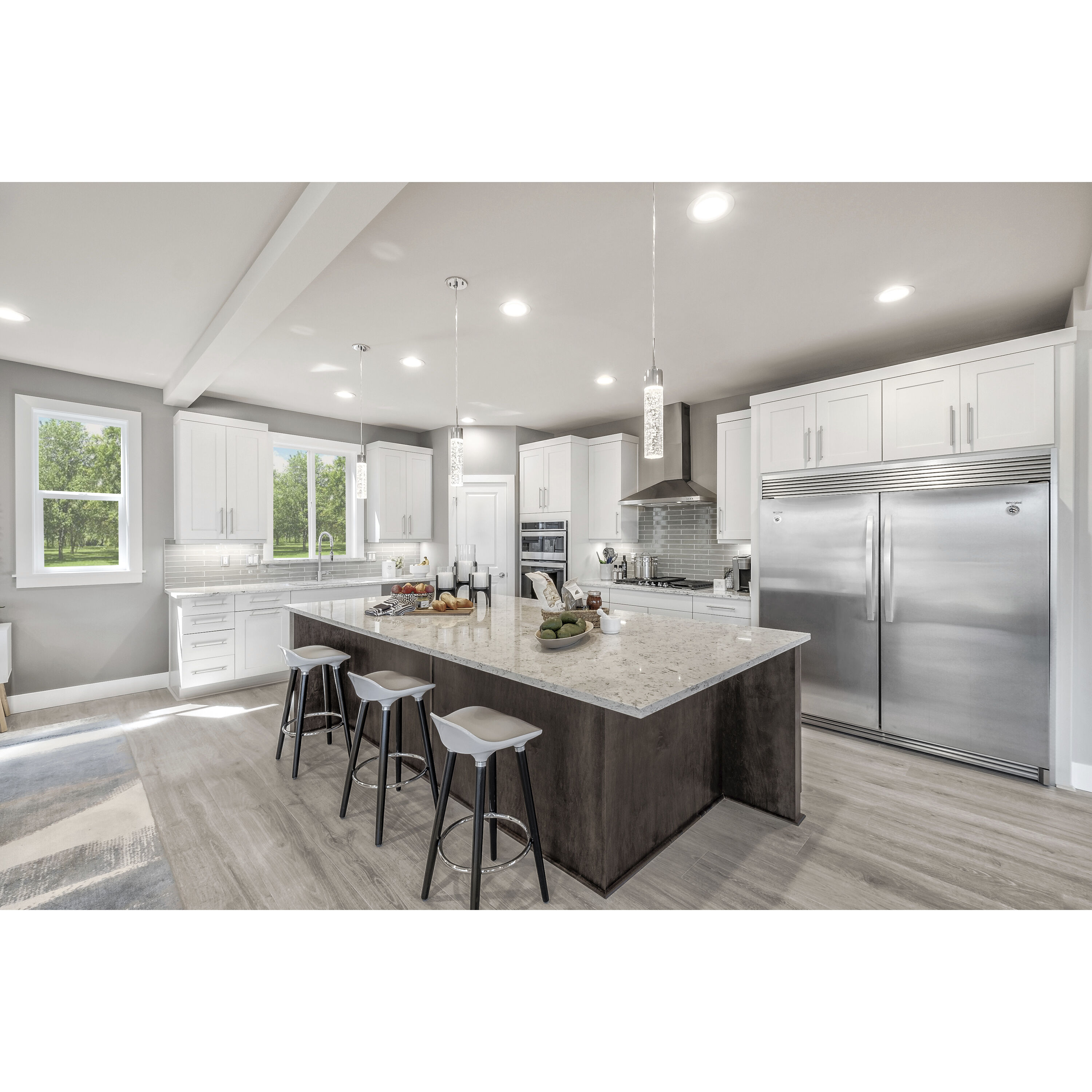 Fizz IV LED 6 inch Polished Chrome Mini Pendant Ceiling Light