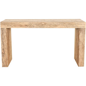 Evander 55 X 15 inch Aged Oak Console Table