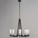 Delos 8 Light 30 inch Anthracite Chandelier Ceiling Light