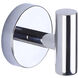 Cain 2.25 inch Chrome Robe Hook