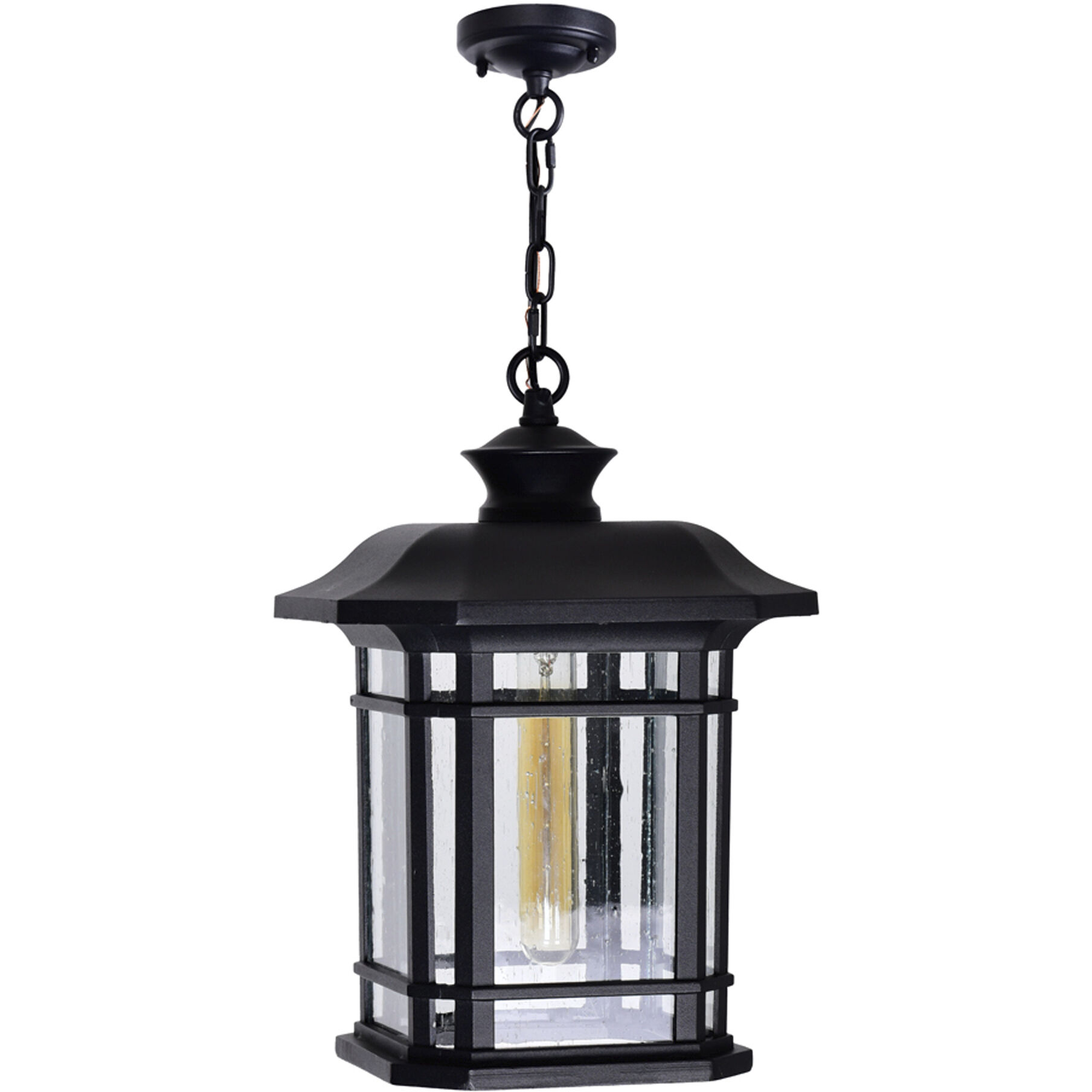 Blackburn 1 Light 9 inch Black Outdoor Hanging Light
