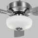 Linden 48 LED 48 inch Brushed Steel with Silver Blades Ceiling Fan