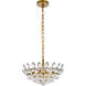 Emilia 3 Light 16 inch Brass Pendant Ceiling Light