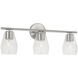 Dena 3 Light 23 inch Brushed Nickel Vanity Light Wall Light