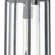 Bianca 1 Light 8 inch Aged Zinc Outdoor Pendant