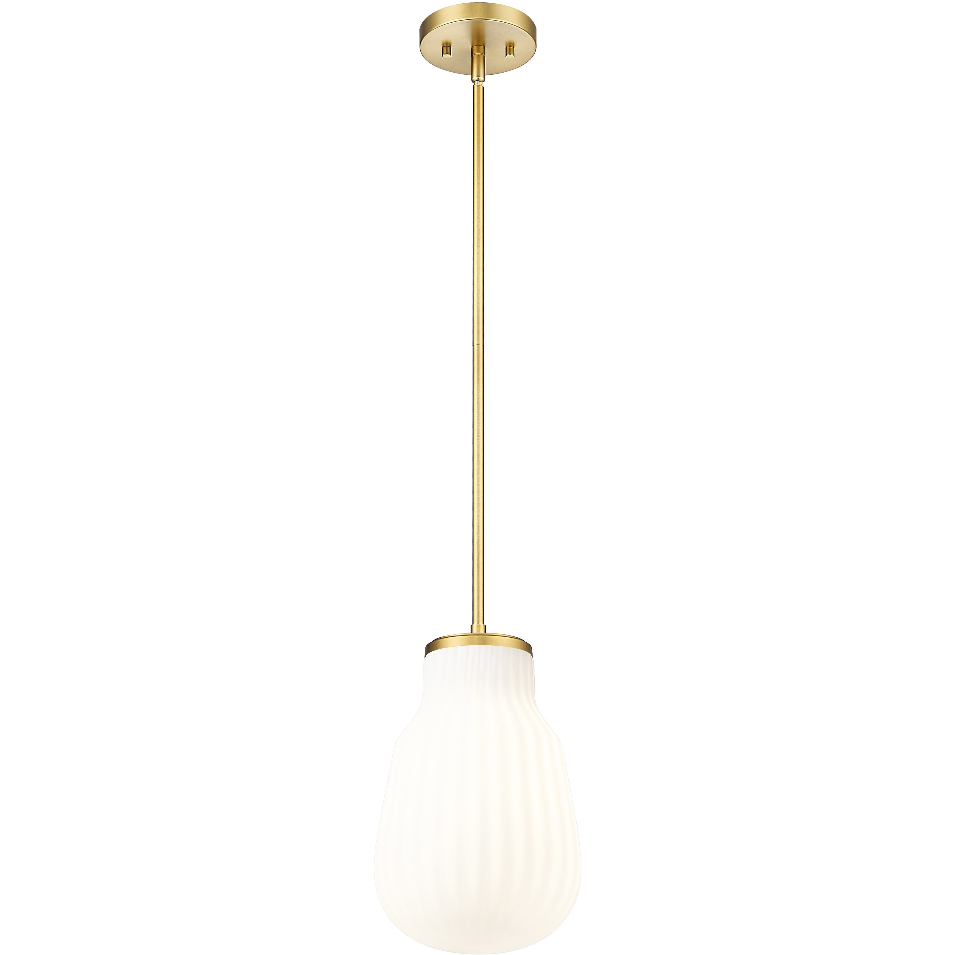 Newbury 1 Light 8 inch Modern Gold Pendant Ceiling Light