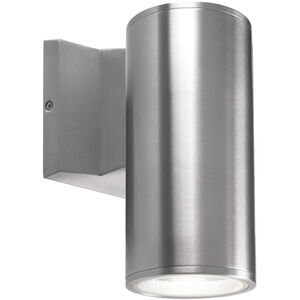 Nordic LED 7 inch Silver Outdoor Wall Sconce