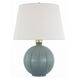 Thomas O'Brien Ponteil 26 inch 15 watt Crackled Robin Table Lamp Portable Light