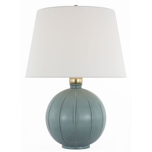 Thomas O'Brien Ponteil 26 inch 15 watt Crackled Robin Table Lamp Portable Light