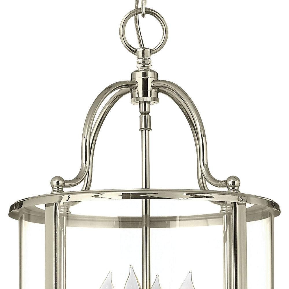 Gentry 4 Light 12 inch Polished Nickel Indoor Foyer Light Ceiling Light