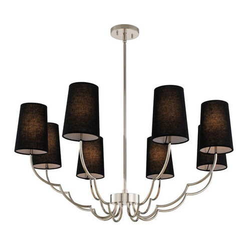 Sophia 8 Light 34 inch Polished Nickel Chandelier Pendant Ceiling Light