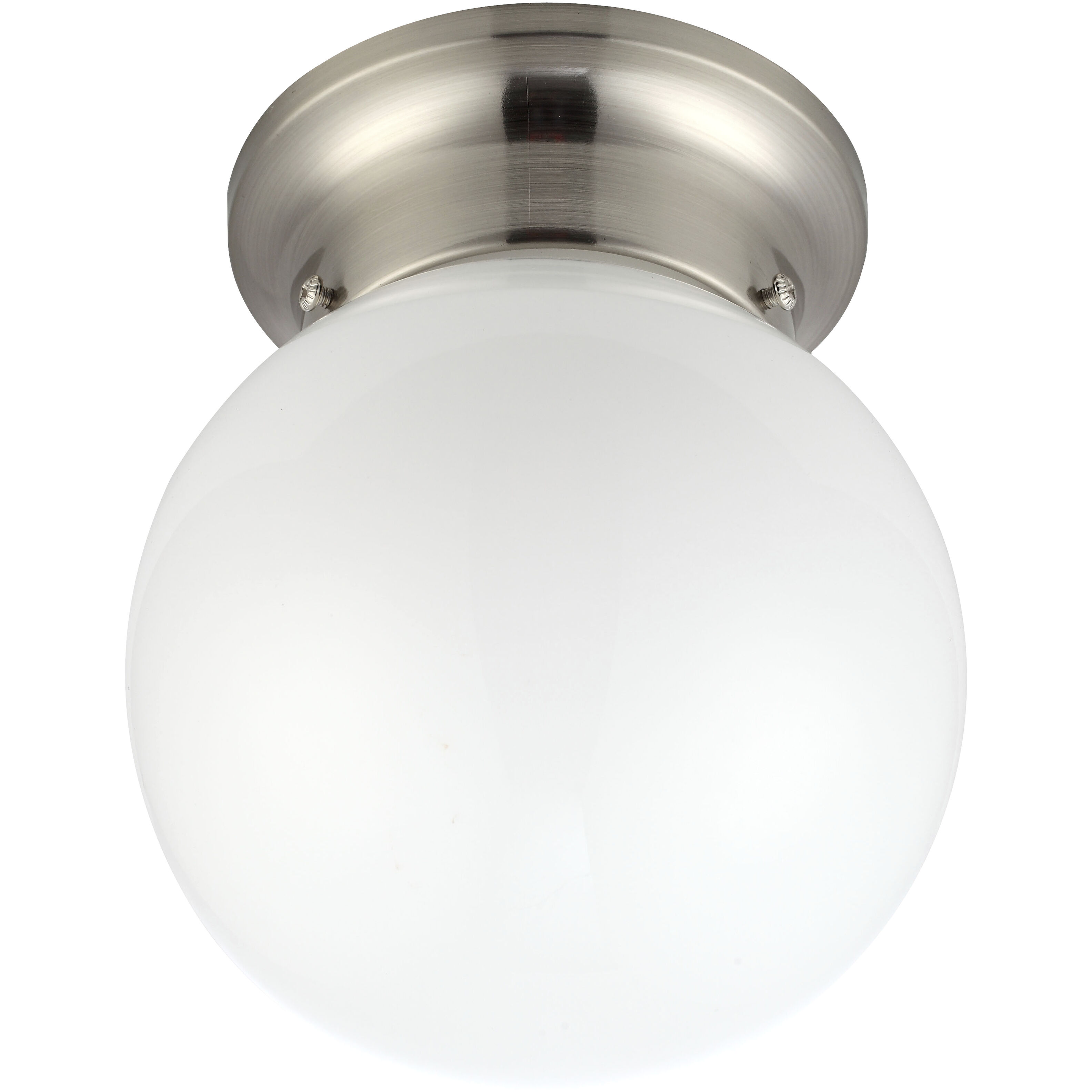 Madison 1 Light 15 inch Brushed Nickel Flush Mount Ceiling Light