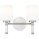 Henri Vanity Wall Light in Brushed Nickel
