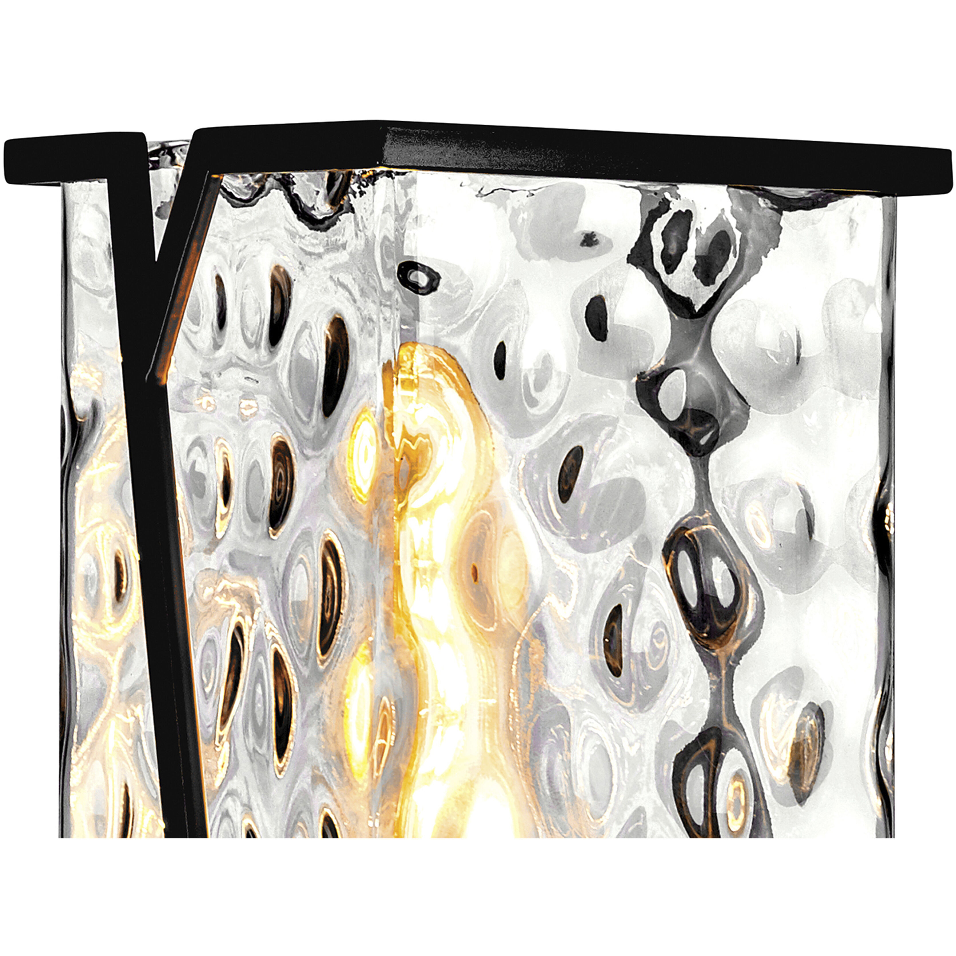 Waterfall 1 Light 18 inch Matte Black Outdoor Post Light