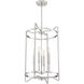 Kent 4 Light 16 inch Satin Nickel Pendant Ceiling Light, Essentials