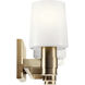 Adani 3 Light 24 inch Champagne Bronze Bath Bracket Wall Light, 3 Arm