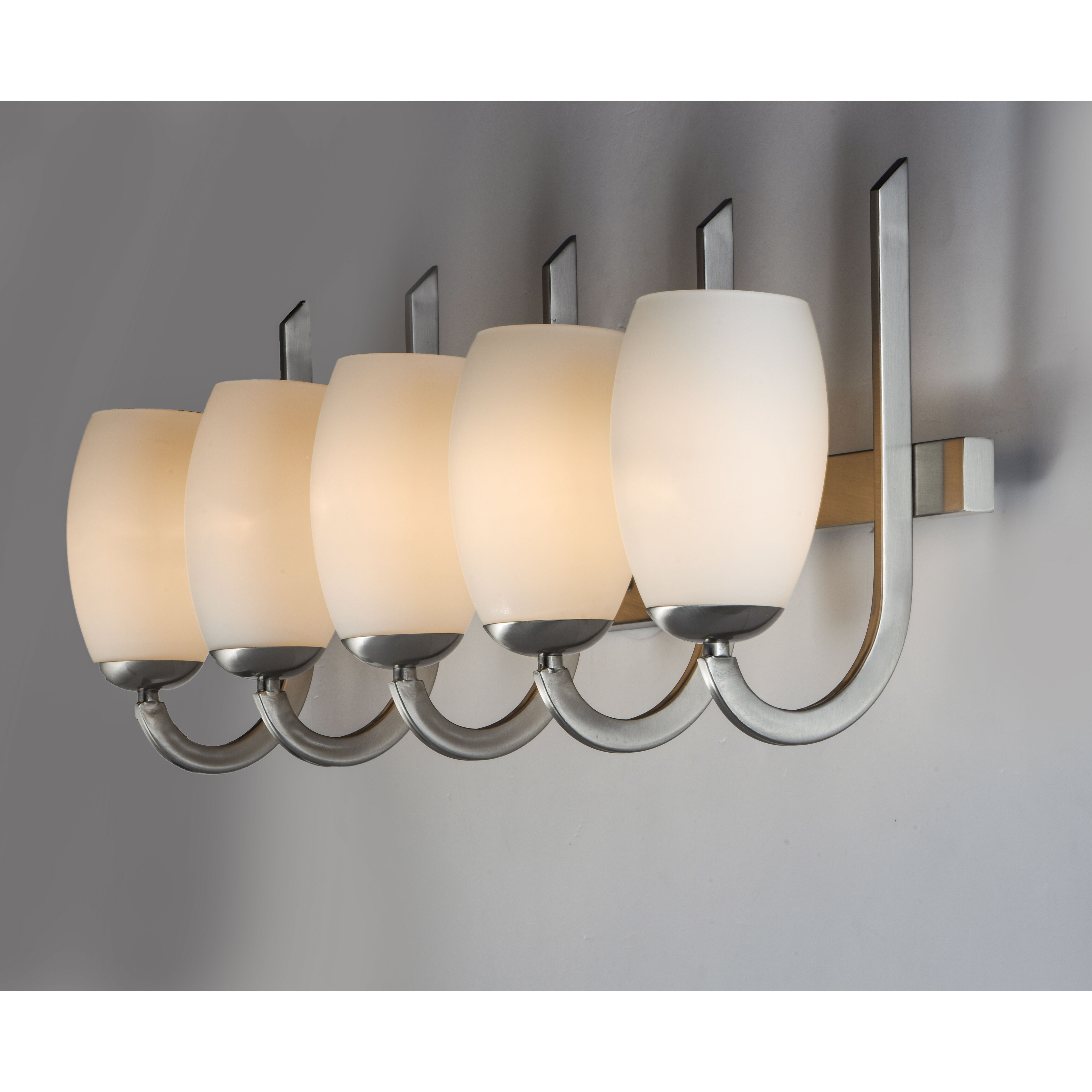 Taylor 5 Light 31.5 inch Satin Nickel Bath Vanity Wall Light