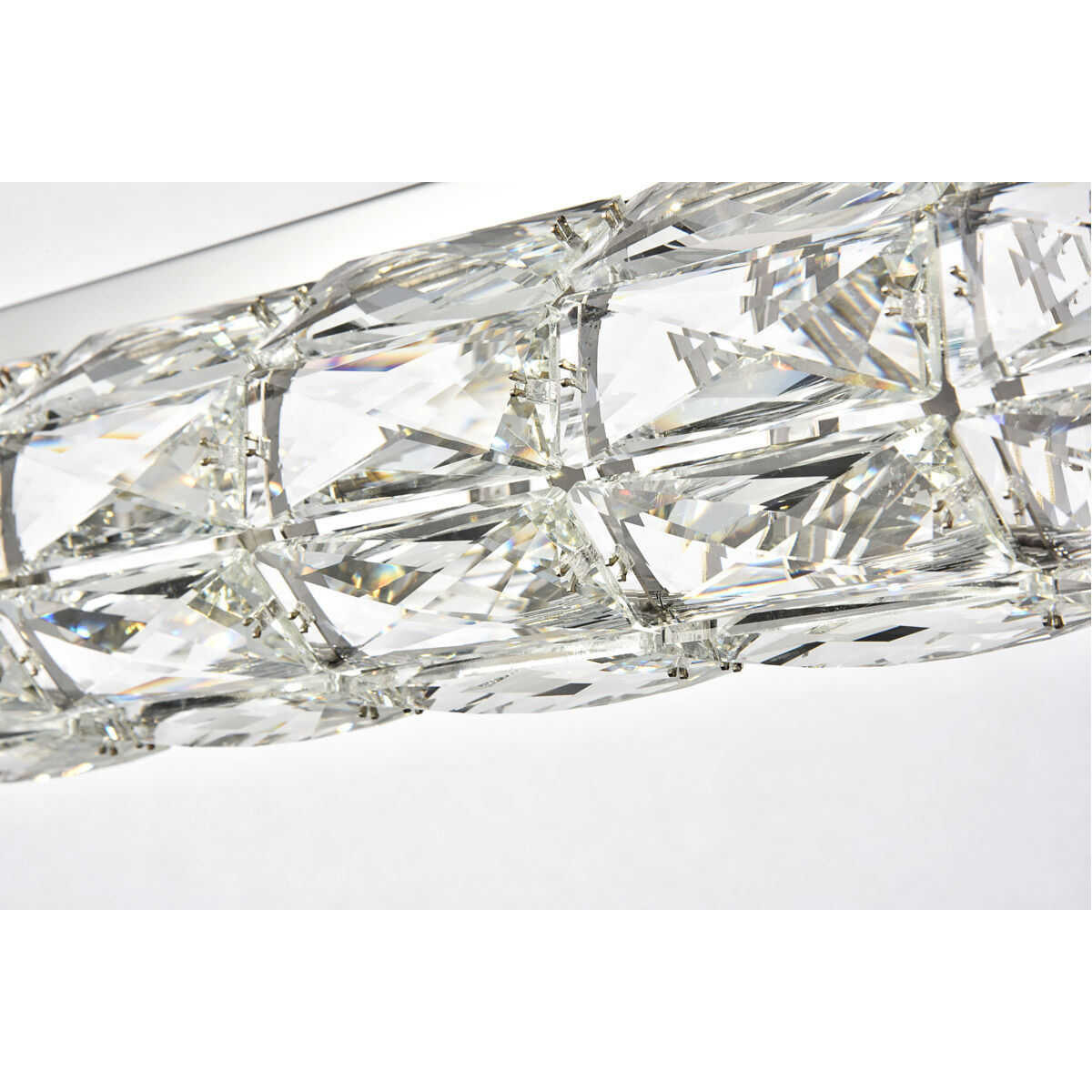 Valetta LED 37 inch Chrome Chandelier Ceiling Light