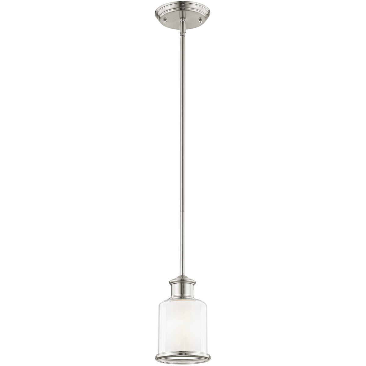 Middlebush 1 Light 6 inch Brushed Nickel Mini Pendant Ceiling Light