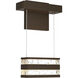 Art + Alchemy Stacks LED 6 inch Bronze Wall Sconce Wall Light