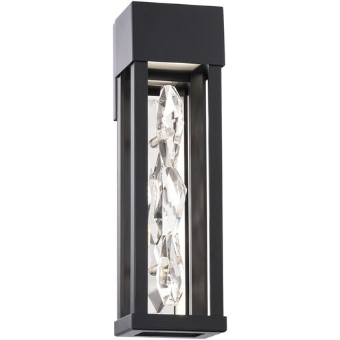 Polar LED 16 inch Black Outdoor Wall Light, Beyond