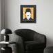 Icon Blonde Bombshell / Icon Fashion Favourite / Icon Silent Star / Icon The King Black and White Framed Art, Propac