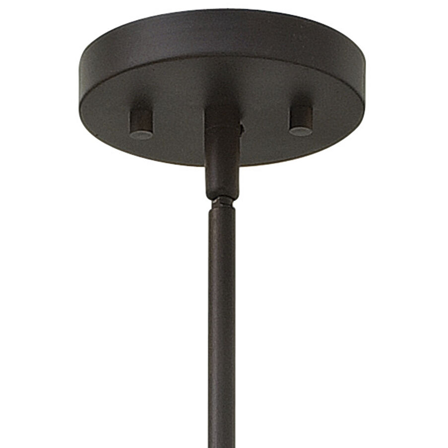 Gemma LED 10.25 inch Vintage Bronze Mini-Pendant Ceiling Light, Semi-Flush Mount