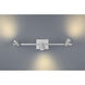Lincoln 3 Light 120 Brushed Steel Track Ceiling Light