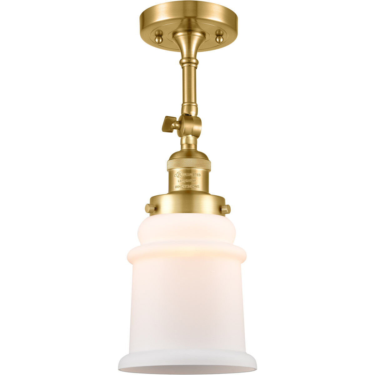 Franklin Restoration Canton LED 7 inch Satin Gold Sconce Wall Light in Matte White Glass, Franklin Restoration
