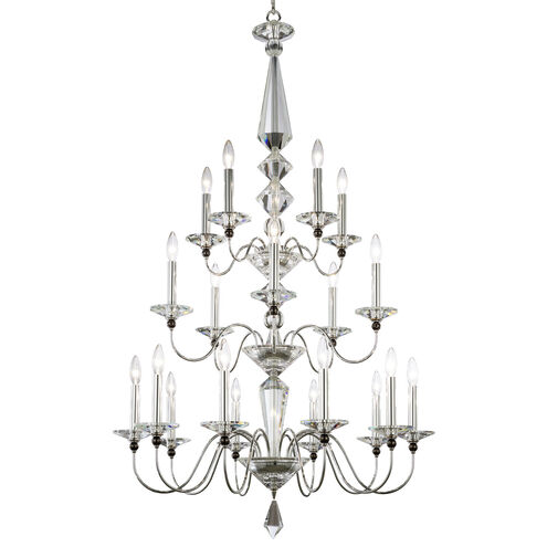 Jasmine 20 Light 36 inch Polished Silver Chandelier Ceiling Light