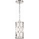 Jennings 1 Light 6 inch Polished Nickel Mini Pendant Ceiling Light